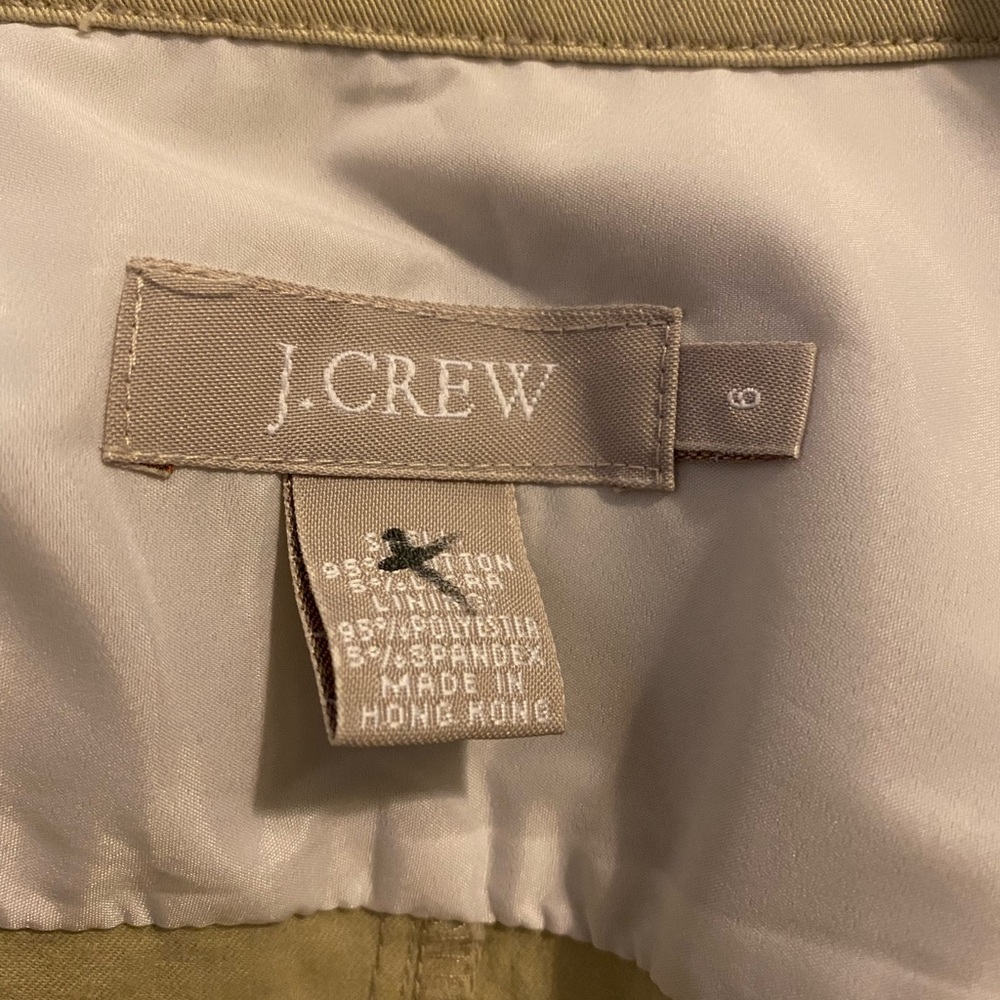 J. Crew Khaki Button Down Shacket - image 3